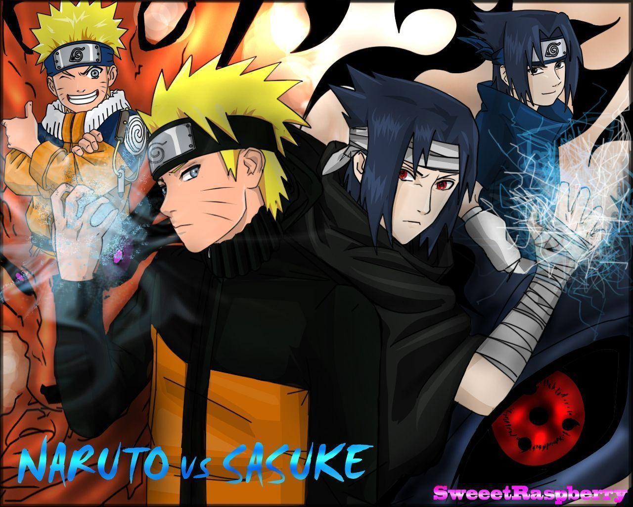 Naruto Vs Sasuke Wallpapers Wallpaper Cave