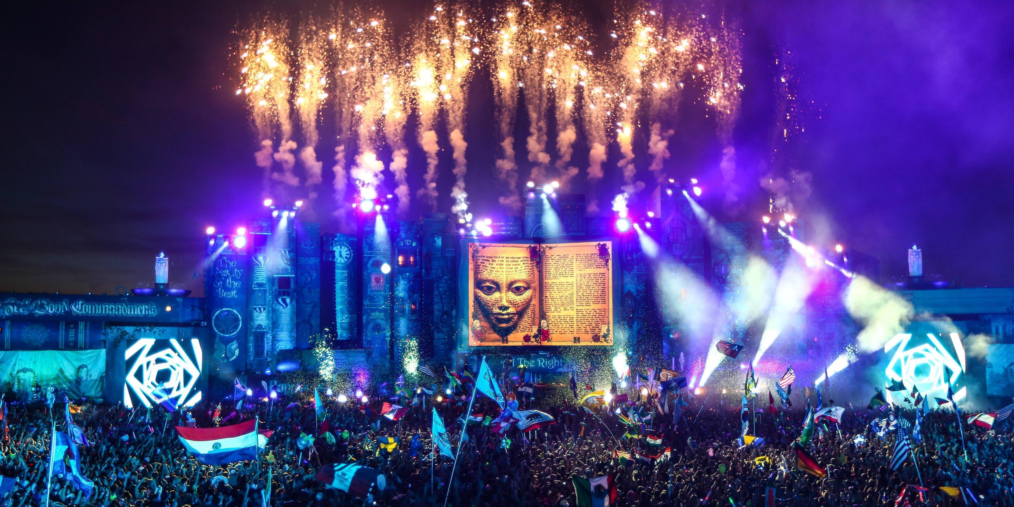 Tomorrowland 2015 Laser Show HD Wallpapers Wallpaper Cave