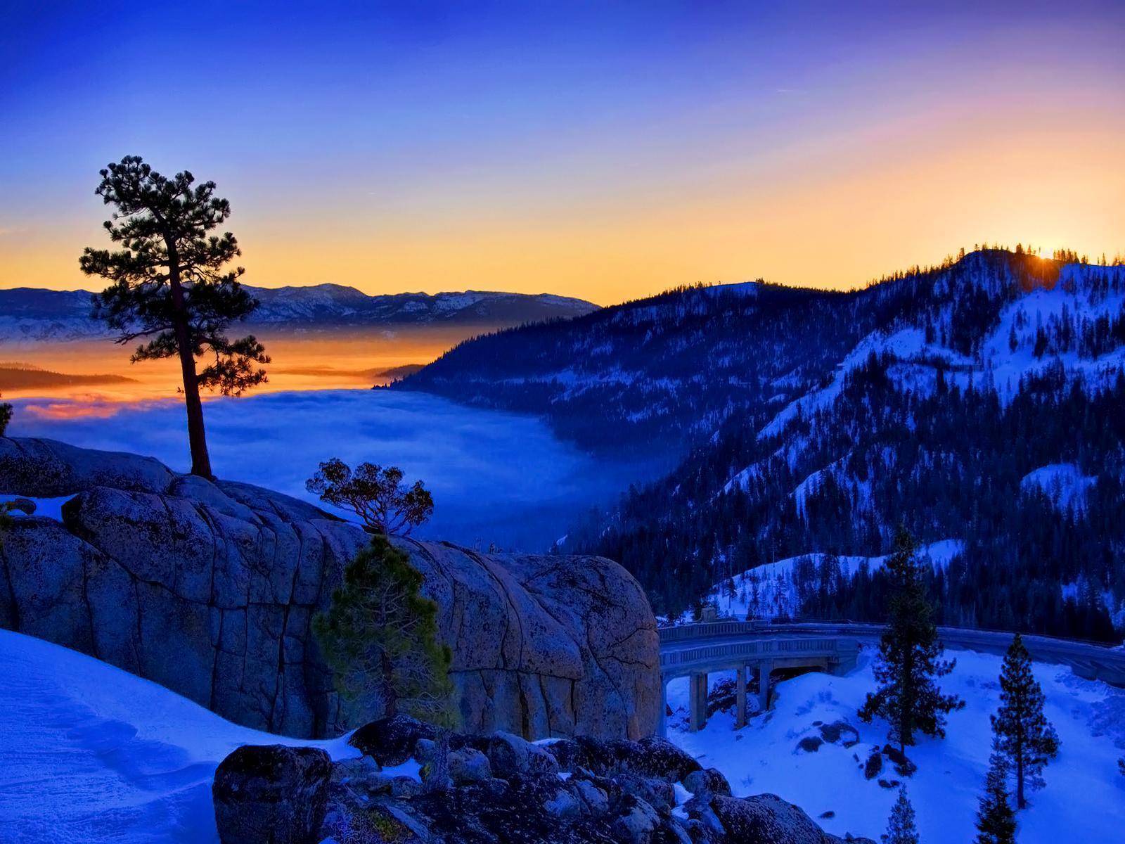 Winter Landscape Wallpapers Wallpaper Cave