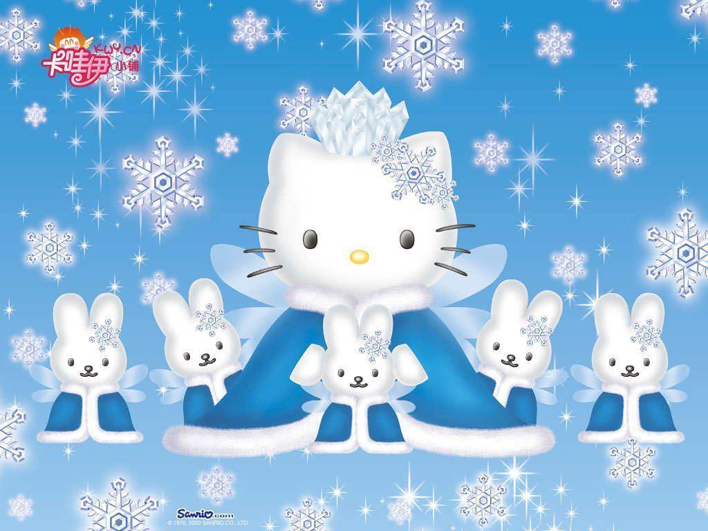 Hello Kitty Christmas Backgrounds Wallpaper Cave