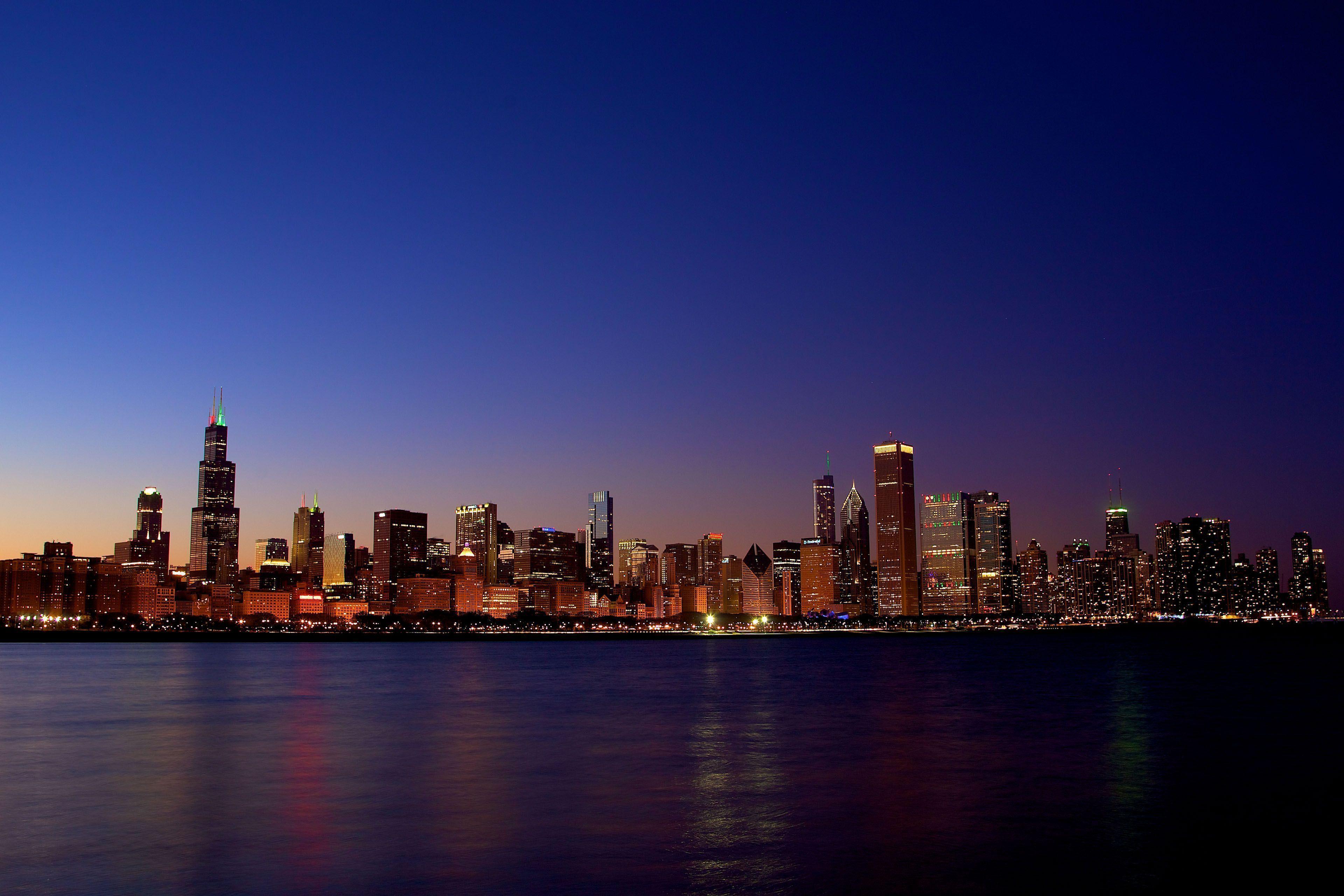 Chicago Skyline Wallpapers Wallpaper Cave