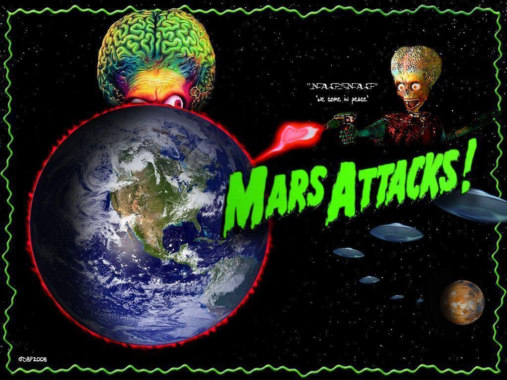 Mars Attacks Wallpapers Wallpaper Cave