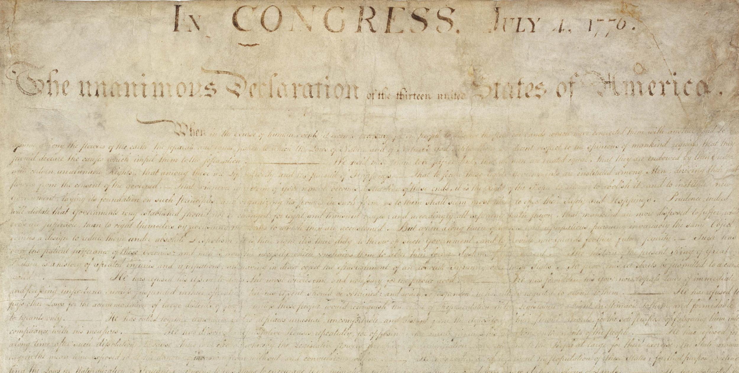 The Declaration Of Independence Wallpapers Wallpaper Cave