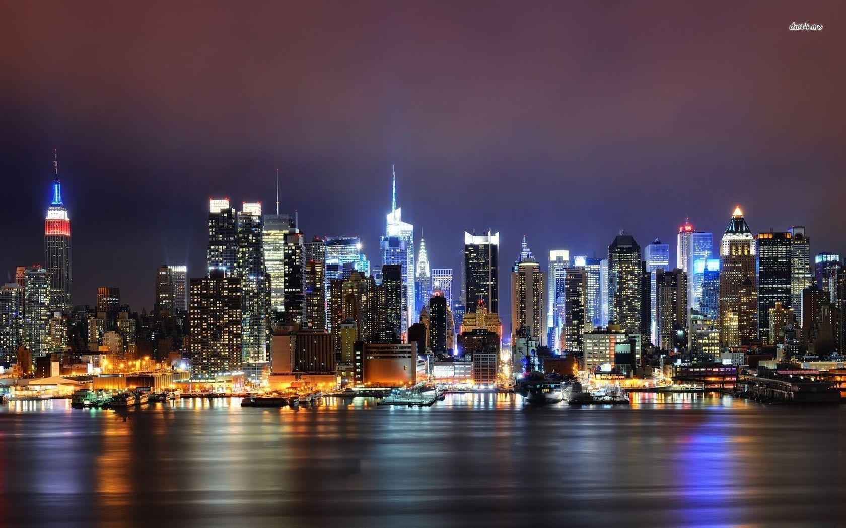 NYC At Night Wallpapers Wallpaper Cave