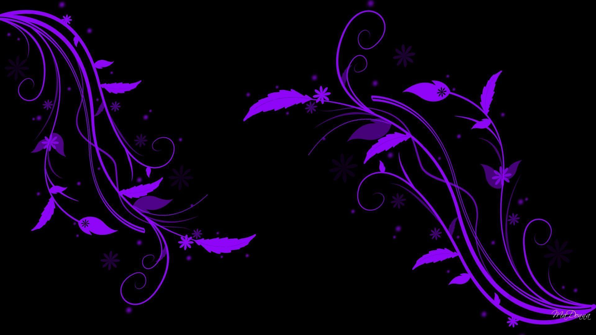 Black And Purple Wallpapers Wallpaper Cave