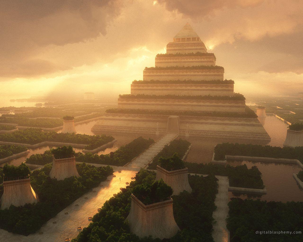 Hanging Gardens Of Babylon Wallpapers Wallpaper Cave