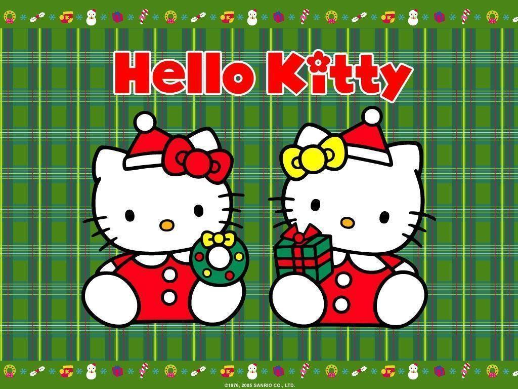Hello Kitty Christmas Backgrounds Wallpaper Cave