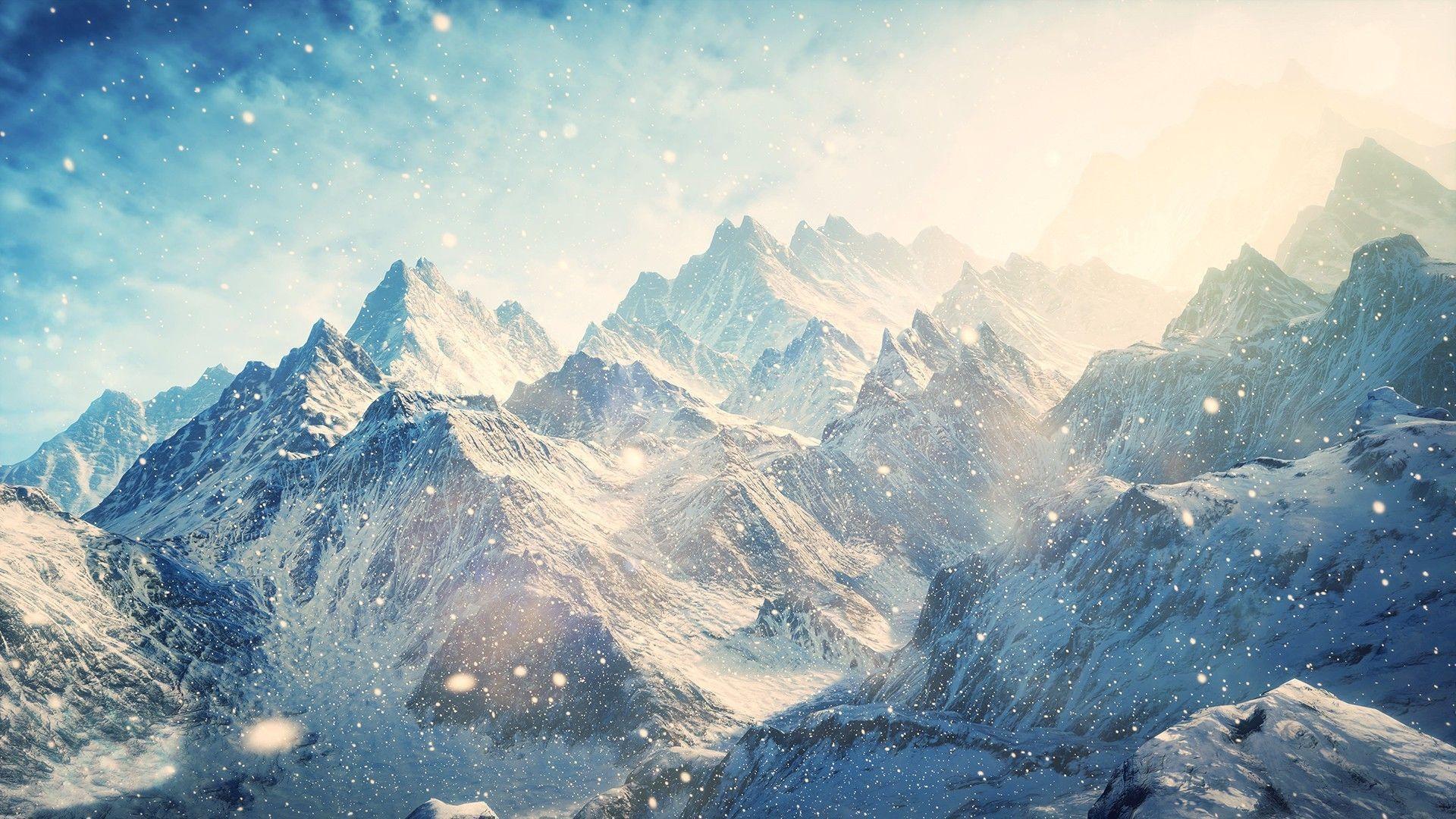 Snow Mountain Wallpapers Wallpaper Cave