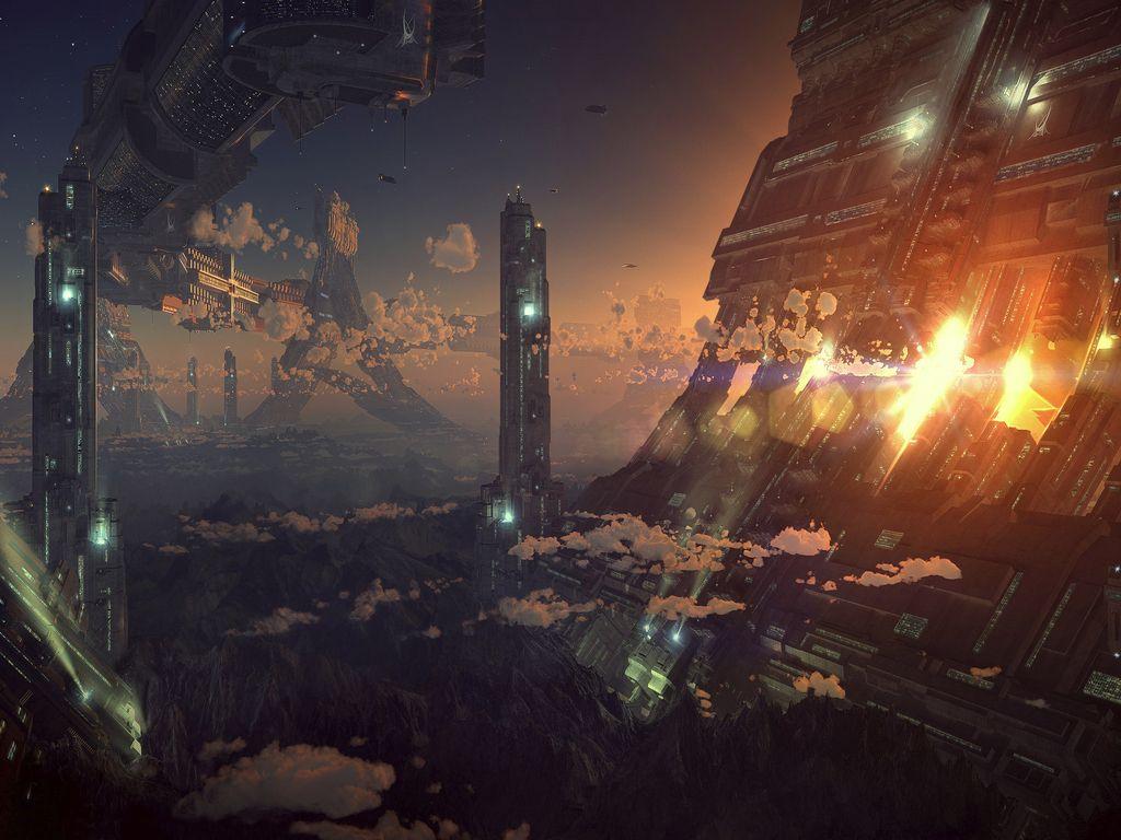 Future City Wallpapers Wallpaper Cave