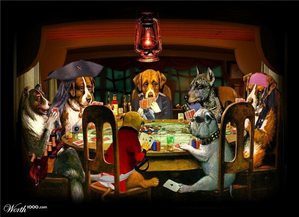 Dogs Playing Poker Wallpapers Wallpaper Cave