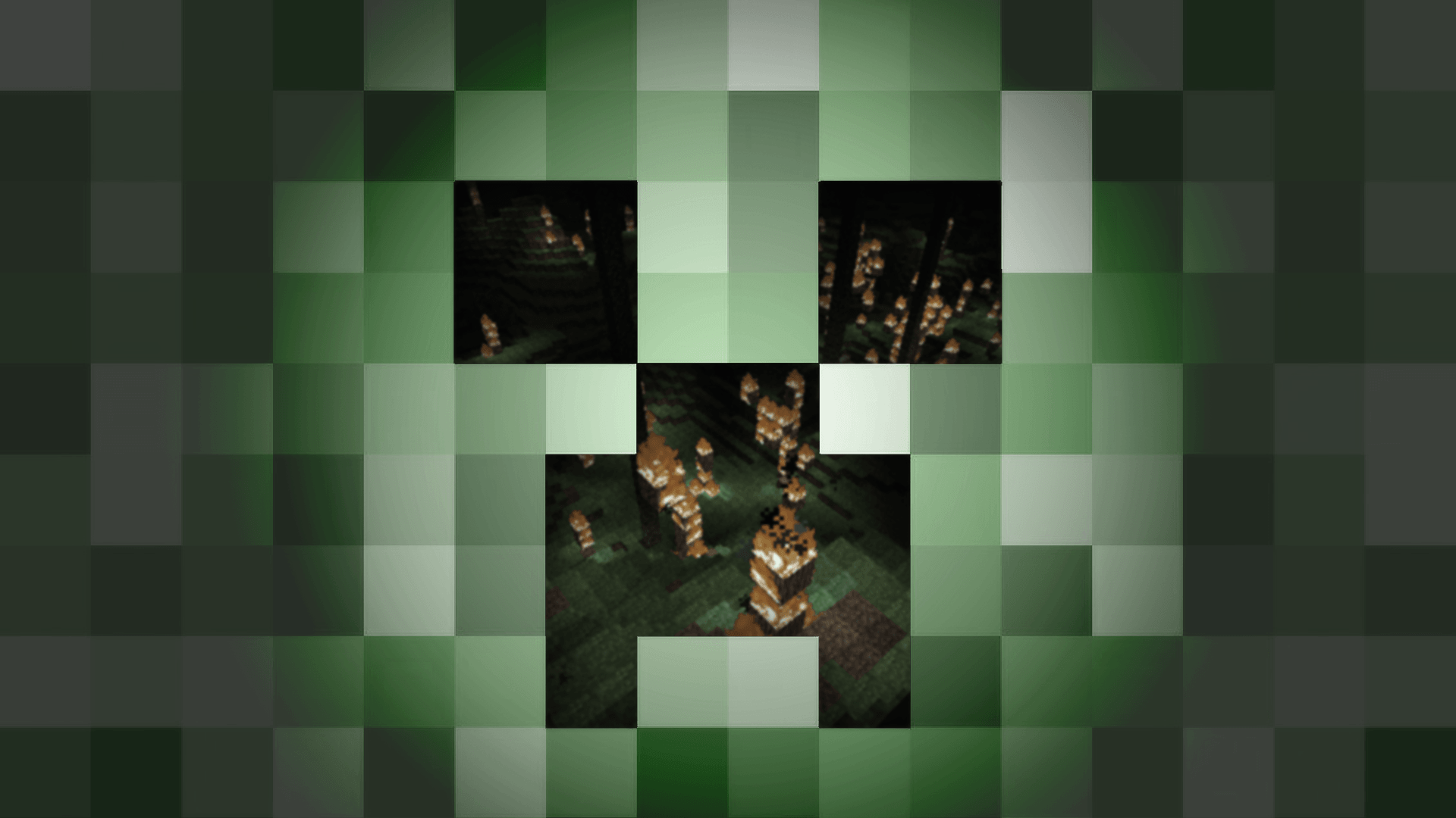 Minecraft Creeper Desktop Backgrounds Wallpaper Cave