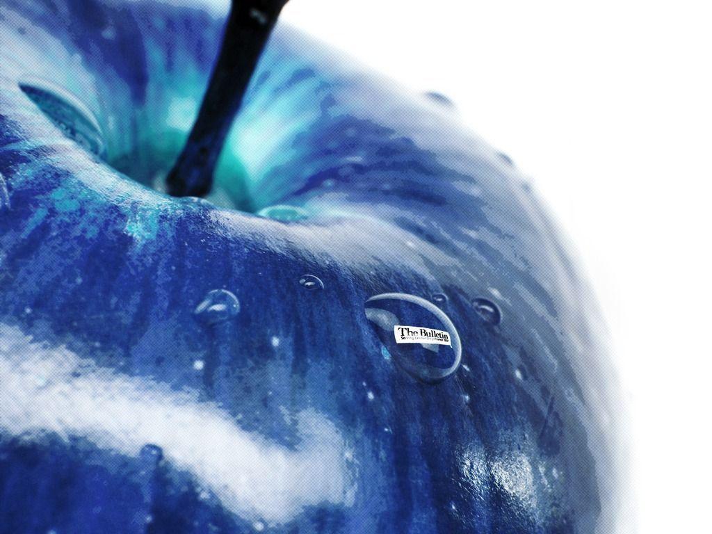 Blue Apple Wallpapers Wallpaper Cave