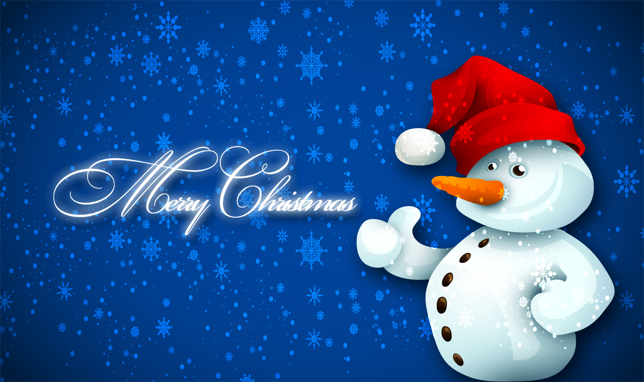 Christmas Snowman Wallpapers Wallpaper Cave