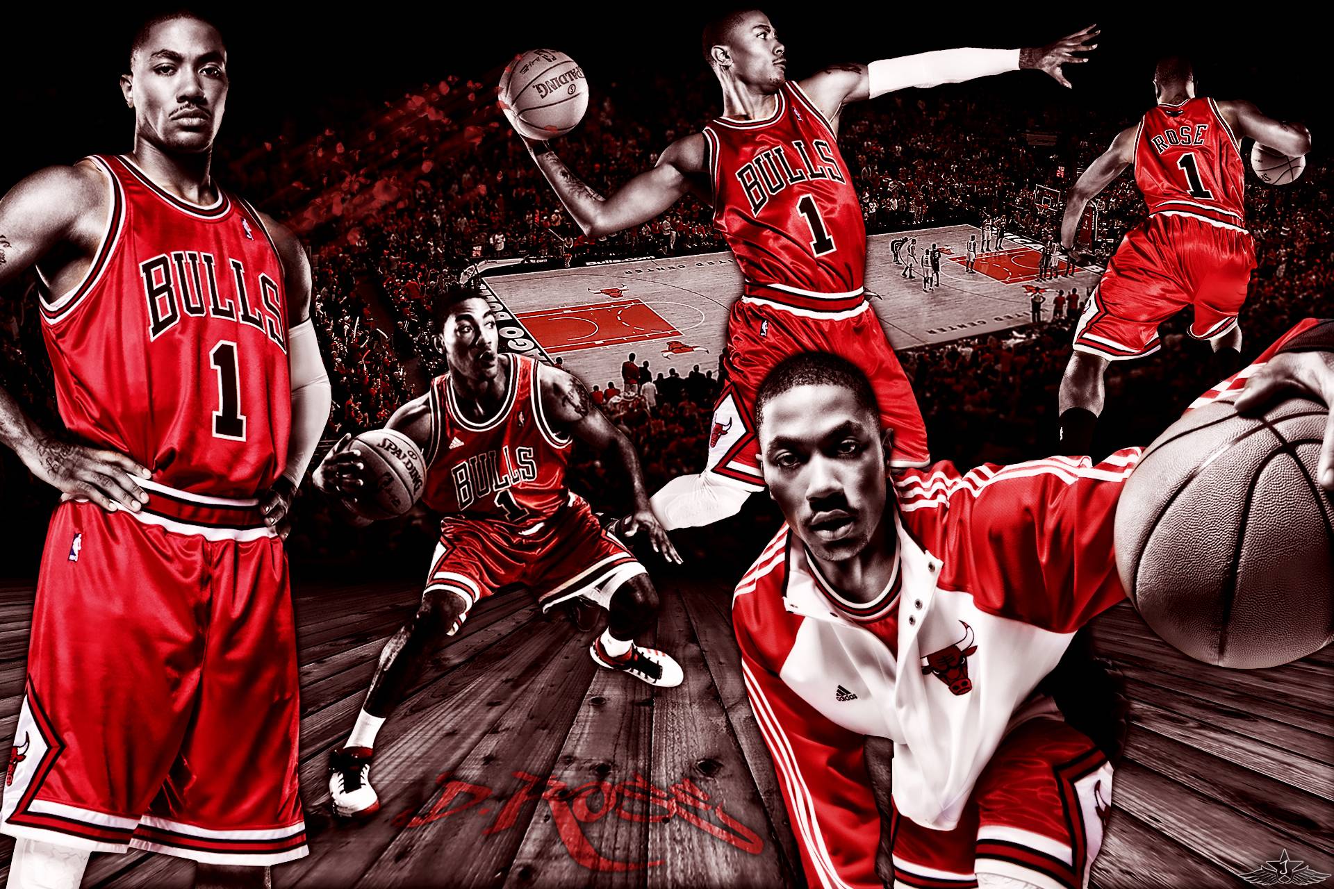 Derrick Rose Bulls Wallpapers Wallpaper Cave
