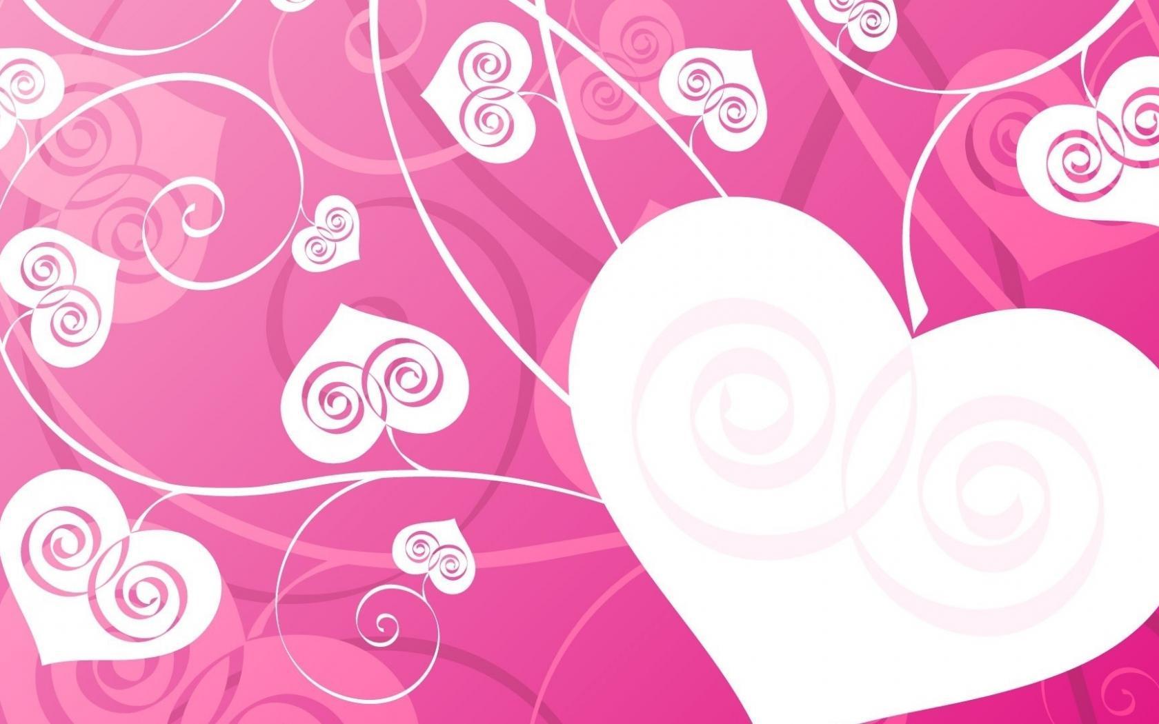 Pink Love Heart Backgrounds Wallpaper Cave