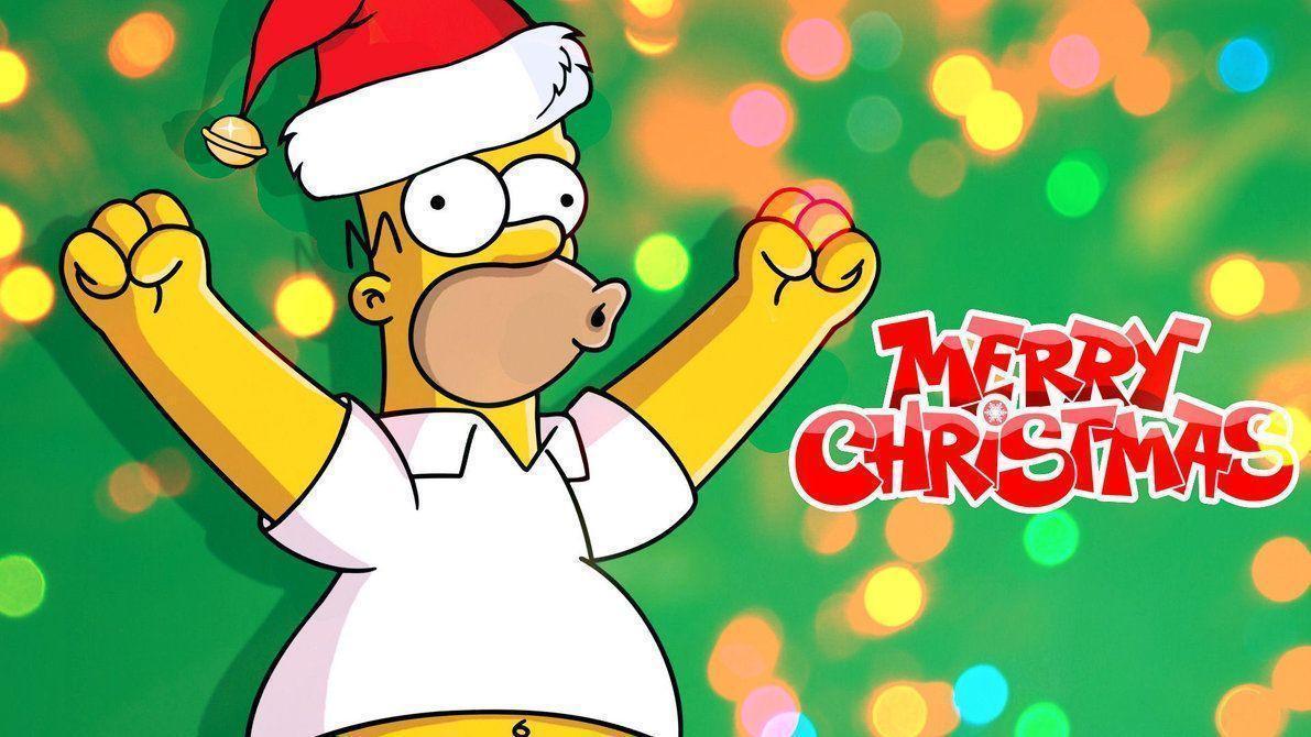 Simpsons Christmas Quotes Simpsons Christmas Wallpapers Wallpaper Cave