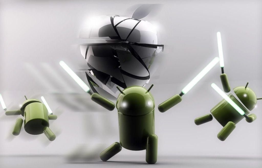 Apple Vs Android Wallpapers Wallpaper Cave