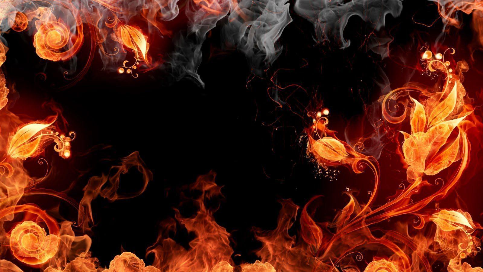 Red Fire Wallpapers Wallpaper Cave