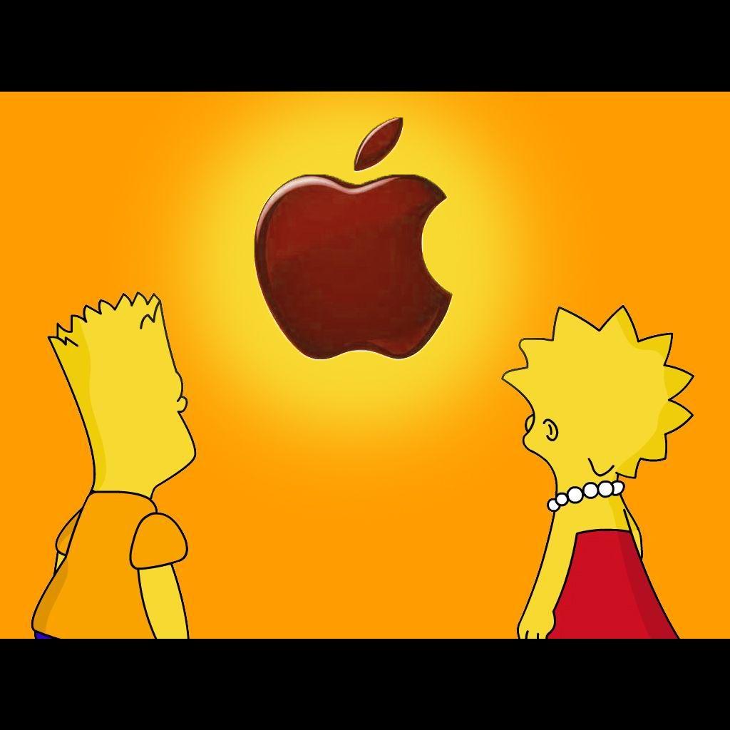 Homer Simpson Apple Wallpapers Wallpaper Cave