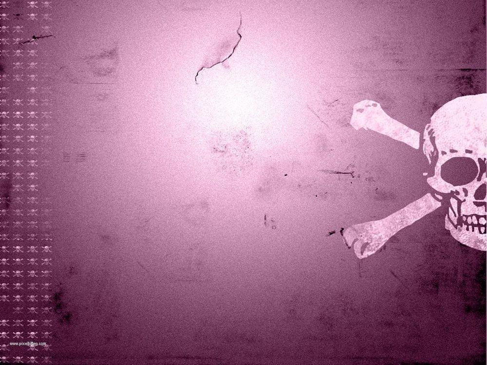 Pink Skull Wallpapers Wallpaper Cave