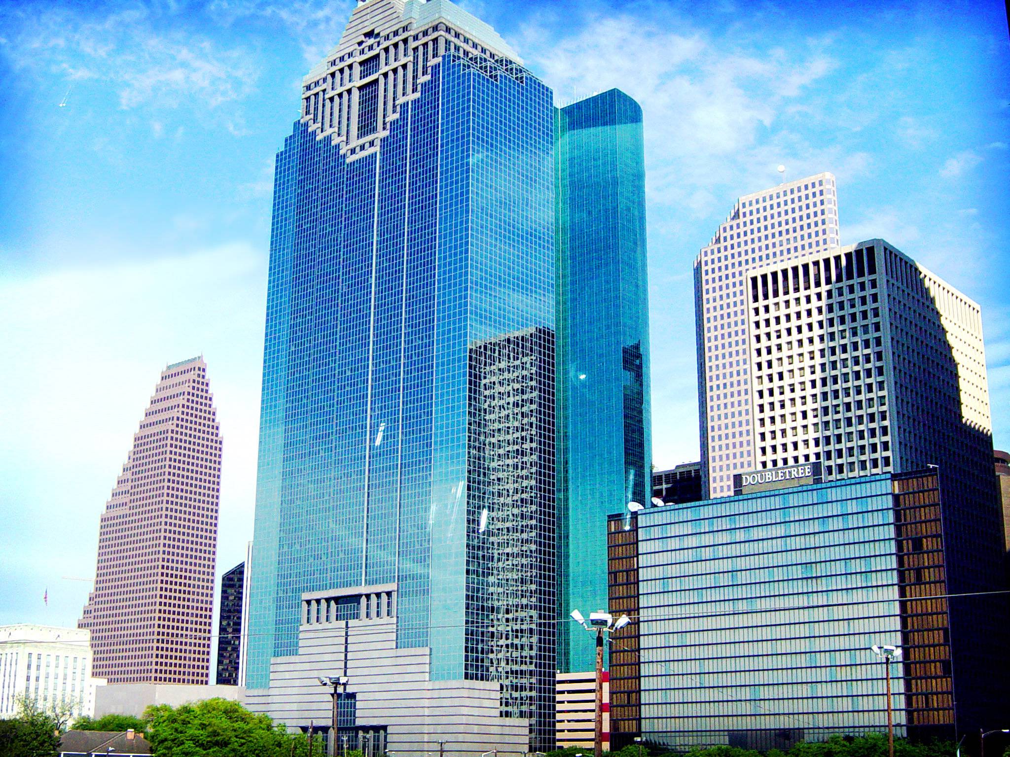 Houston Skyline Wallpapers Wallpaper Cave