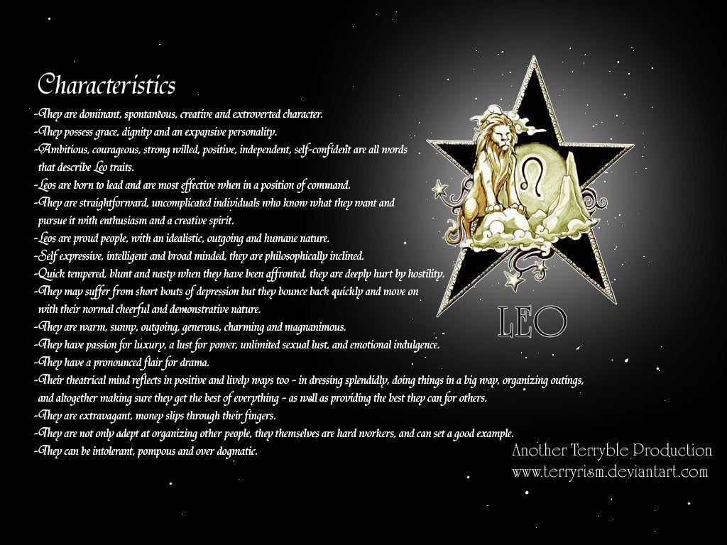 Leo Zodiac Wallpapers Wallpaper Cave