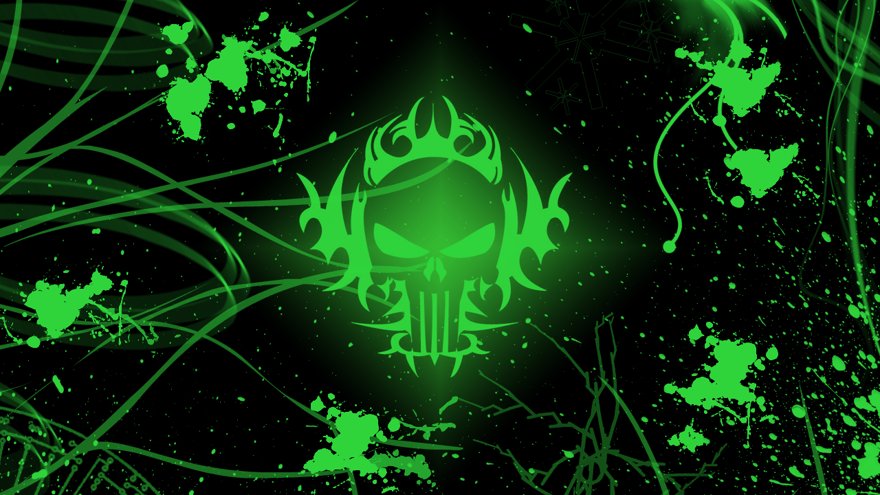 Green Skull Wallpapers Wallpaper Cave