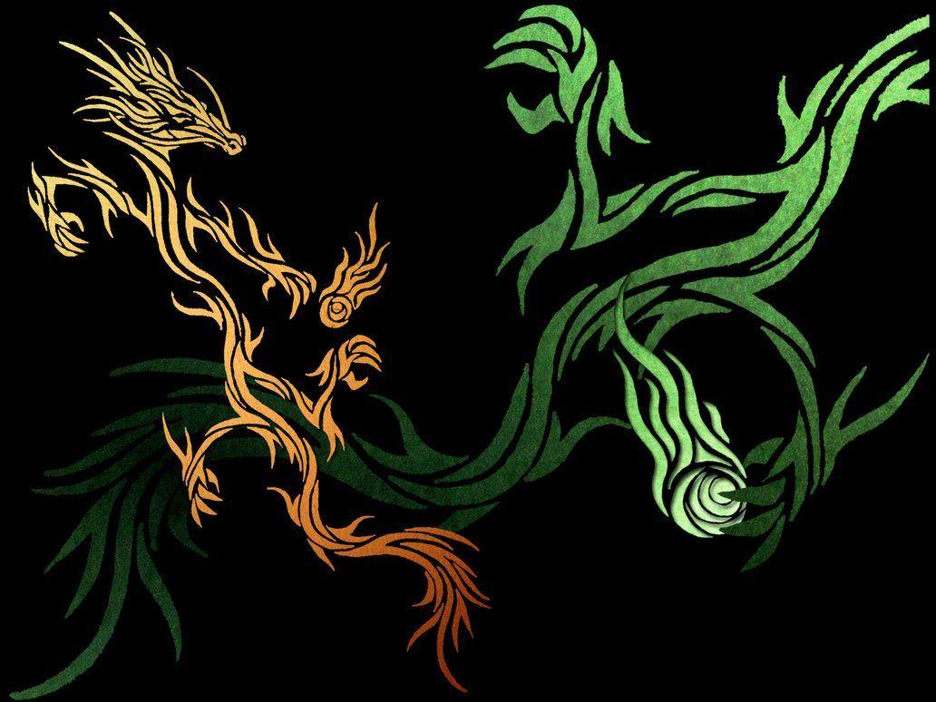 Tribal Dragon Wallpapers Wallpaper Cave