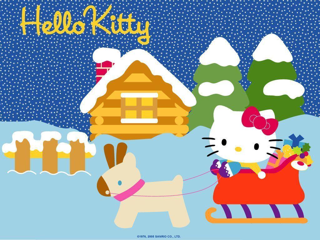 Hello Kitty Winter Wallpapers Wallpaper Cave