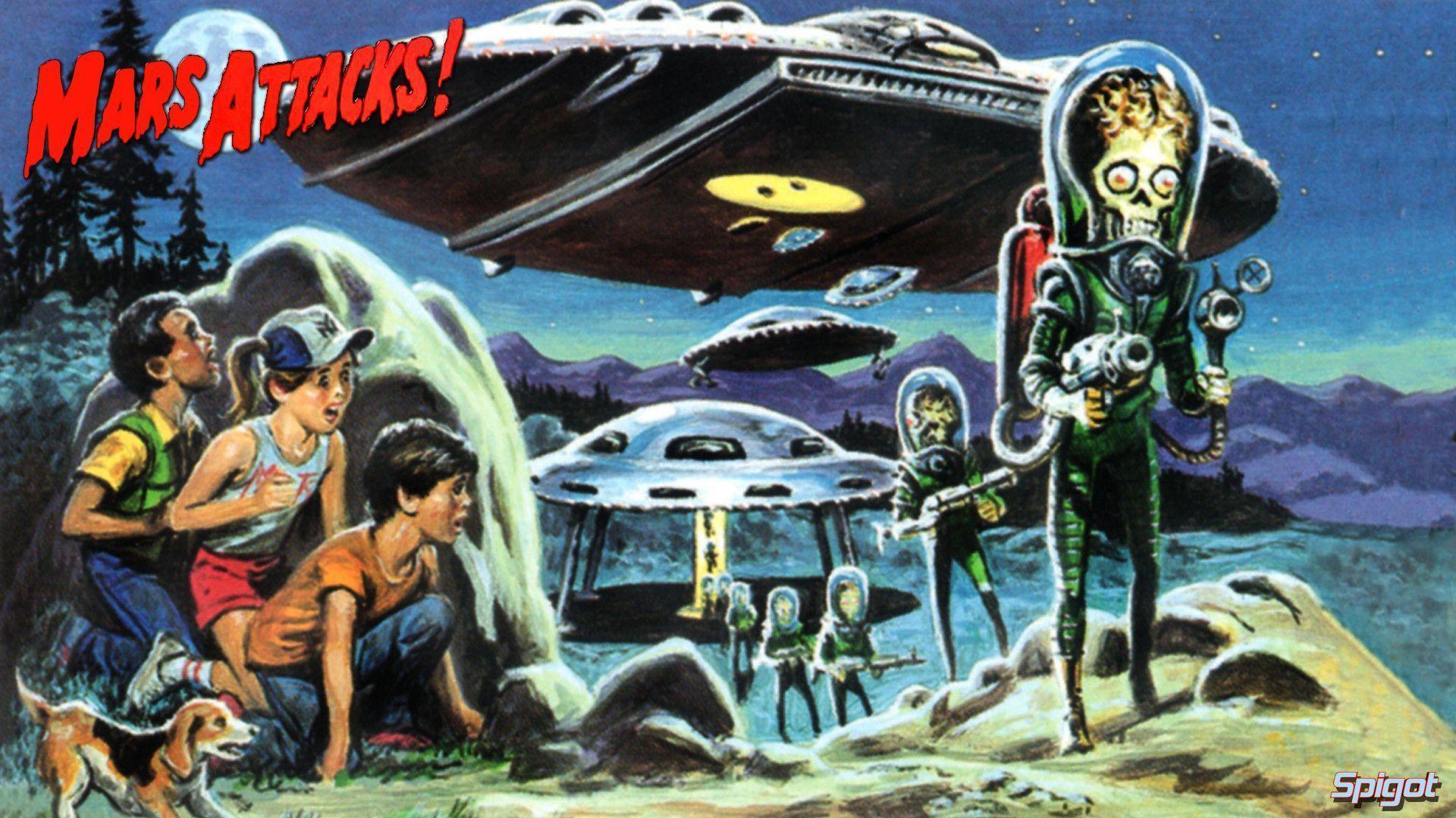 Mars Attacks Wallpapers Wallpaper Cave