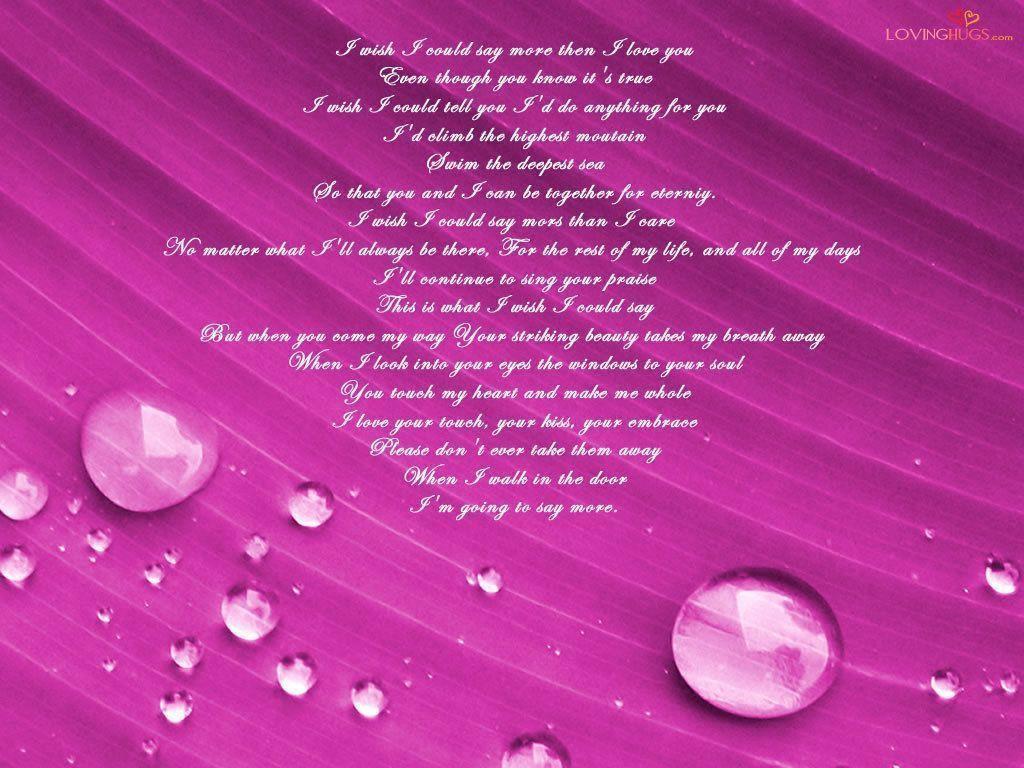 Love Poems Wallpapers Wallpaper Cave
