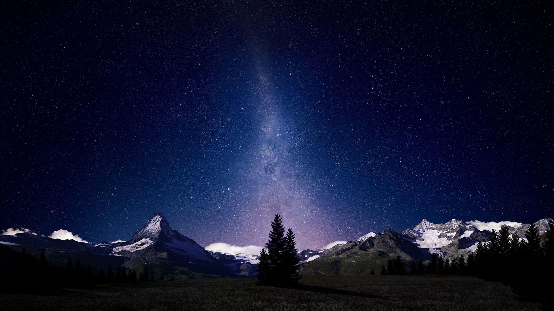 Night Sky Stars Wallpapers Wallpaper Cave