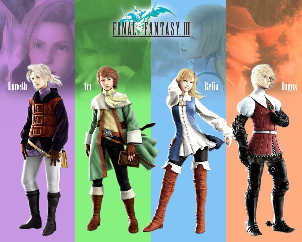 Final Fantasy 3 Wallpapers Wallpaper Cave