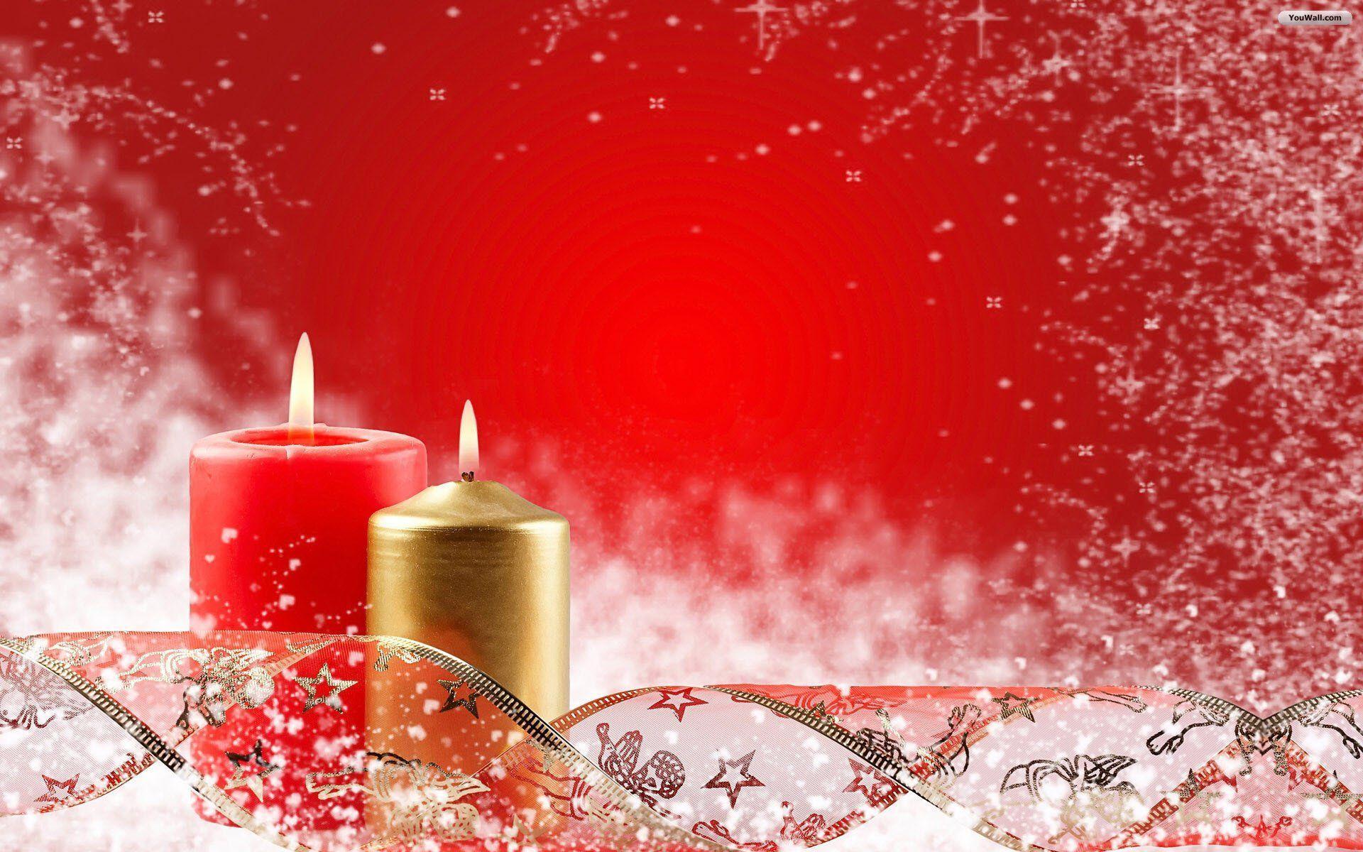 Christmas Candle Wallpapers Wallpaper Cave