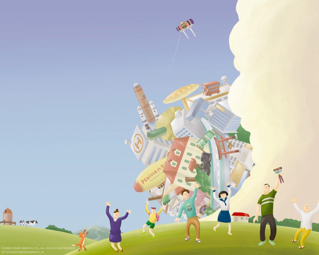 Katamari Damacy Wallpapers Wallpaper Cave