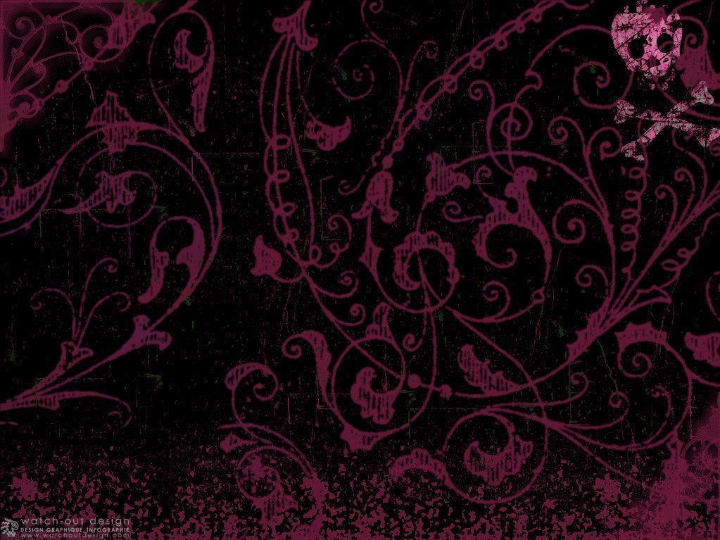 Goth Pink Aesthetic Wallpaper