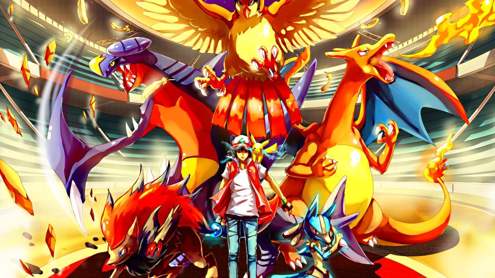 Pokemon Trainer Red Wallpapers Wallpaper Cave