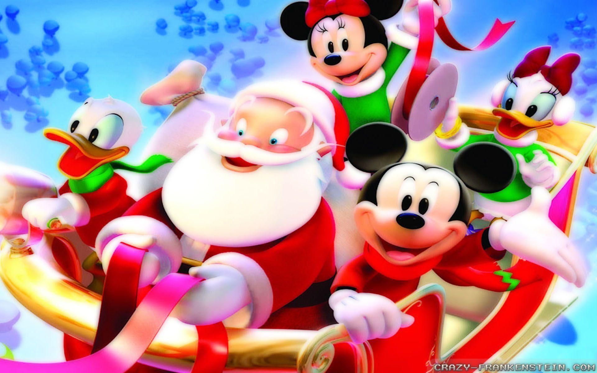 Disney Christmas Pictures For Desktop Disney Christmas Wallpapers Desktop Wallpaper Cave