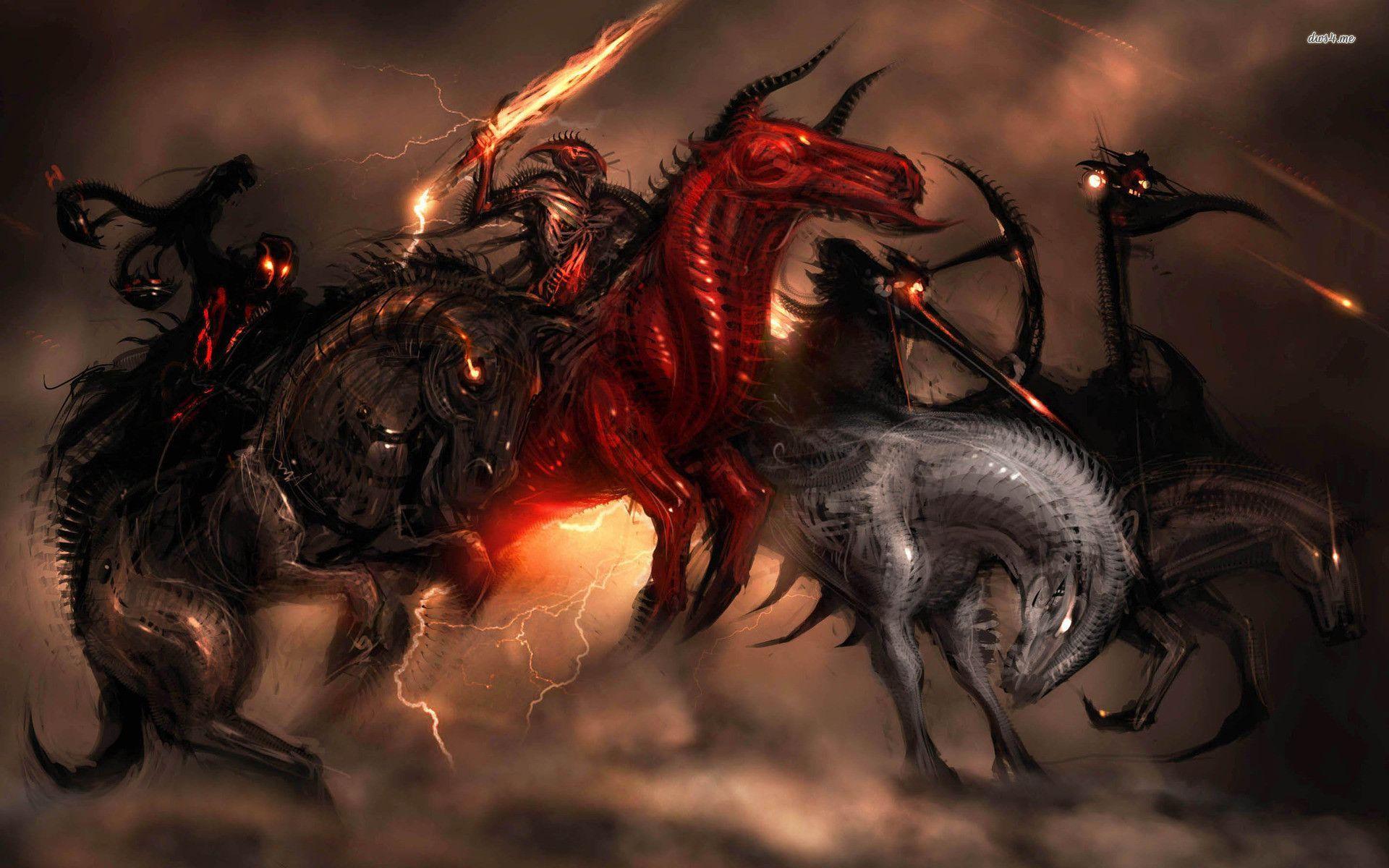The Four Horsemen Of The Apocalypse Wallpapers Wallpaper Cave