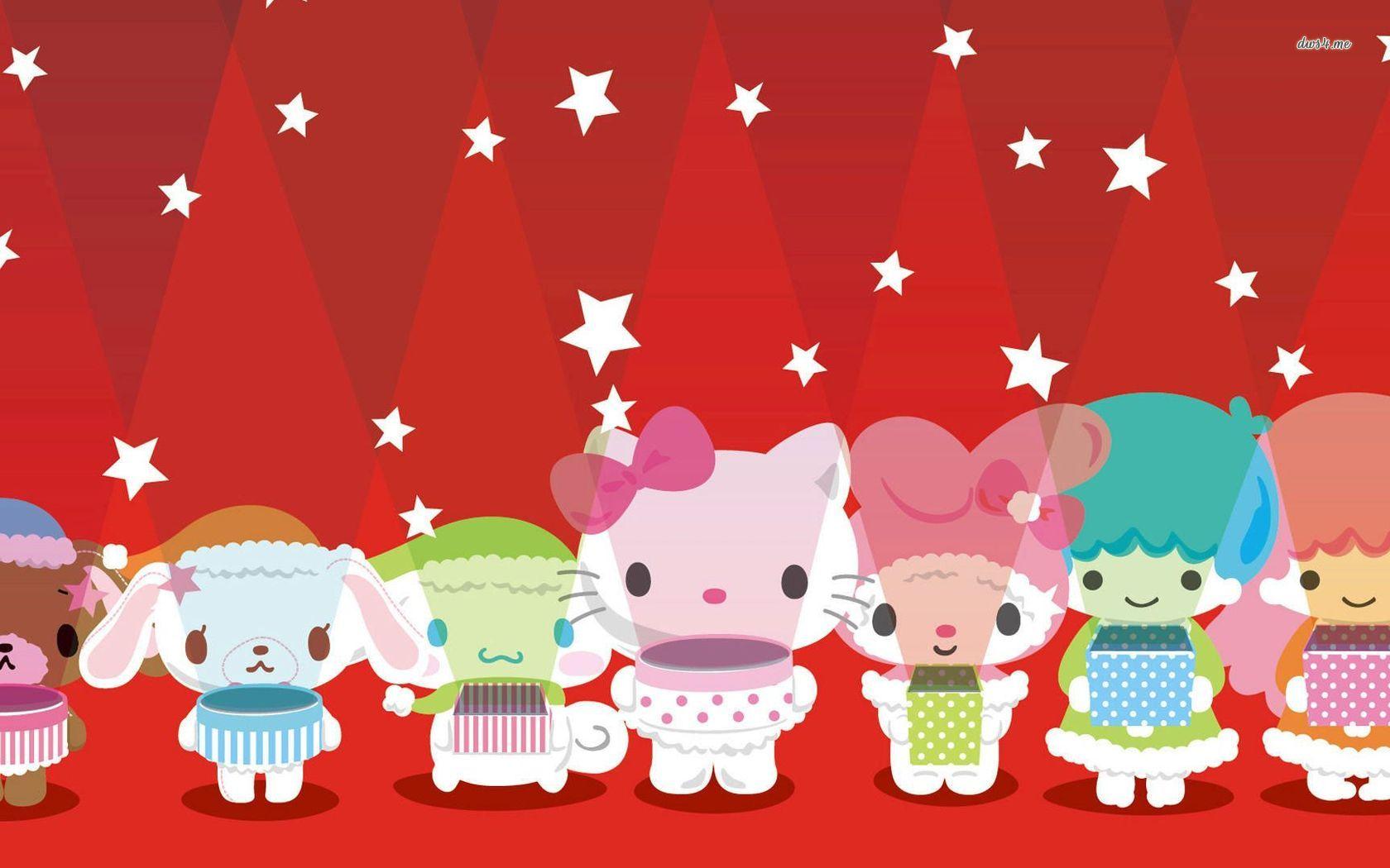 Hello Kitty And Friends Background