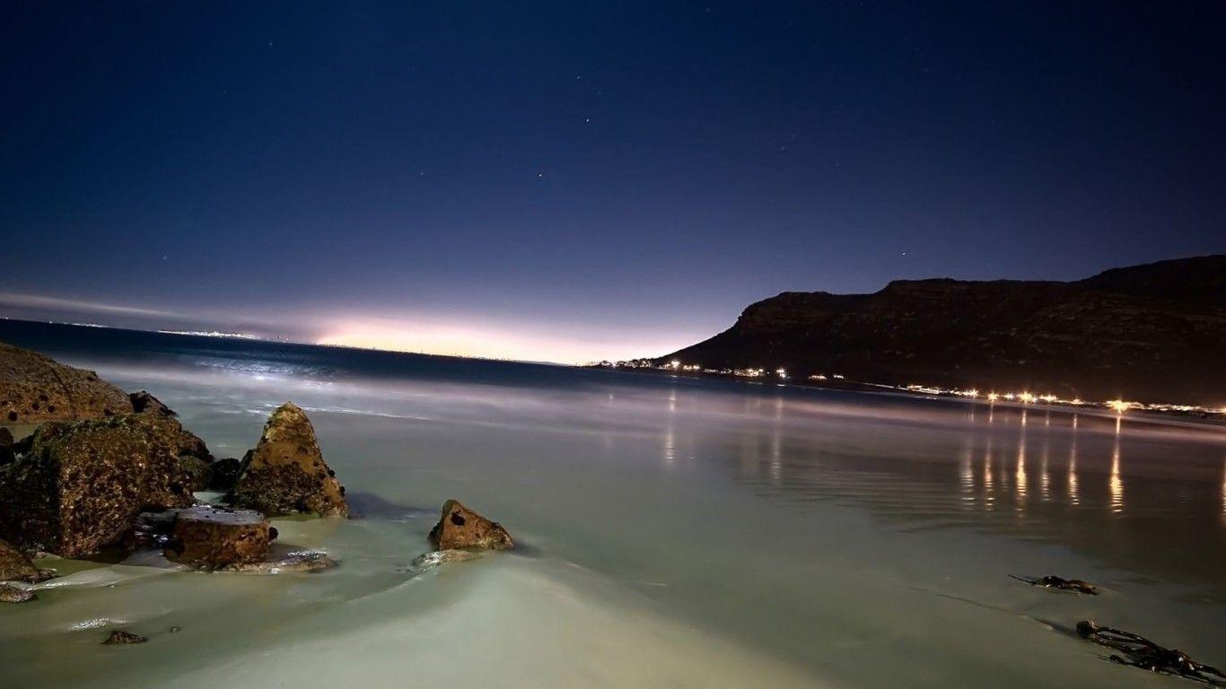 Beach At Night Wallpapers Wallpaper Cave