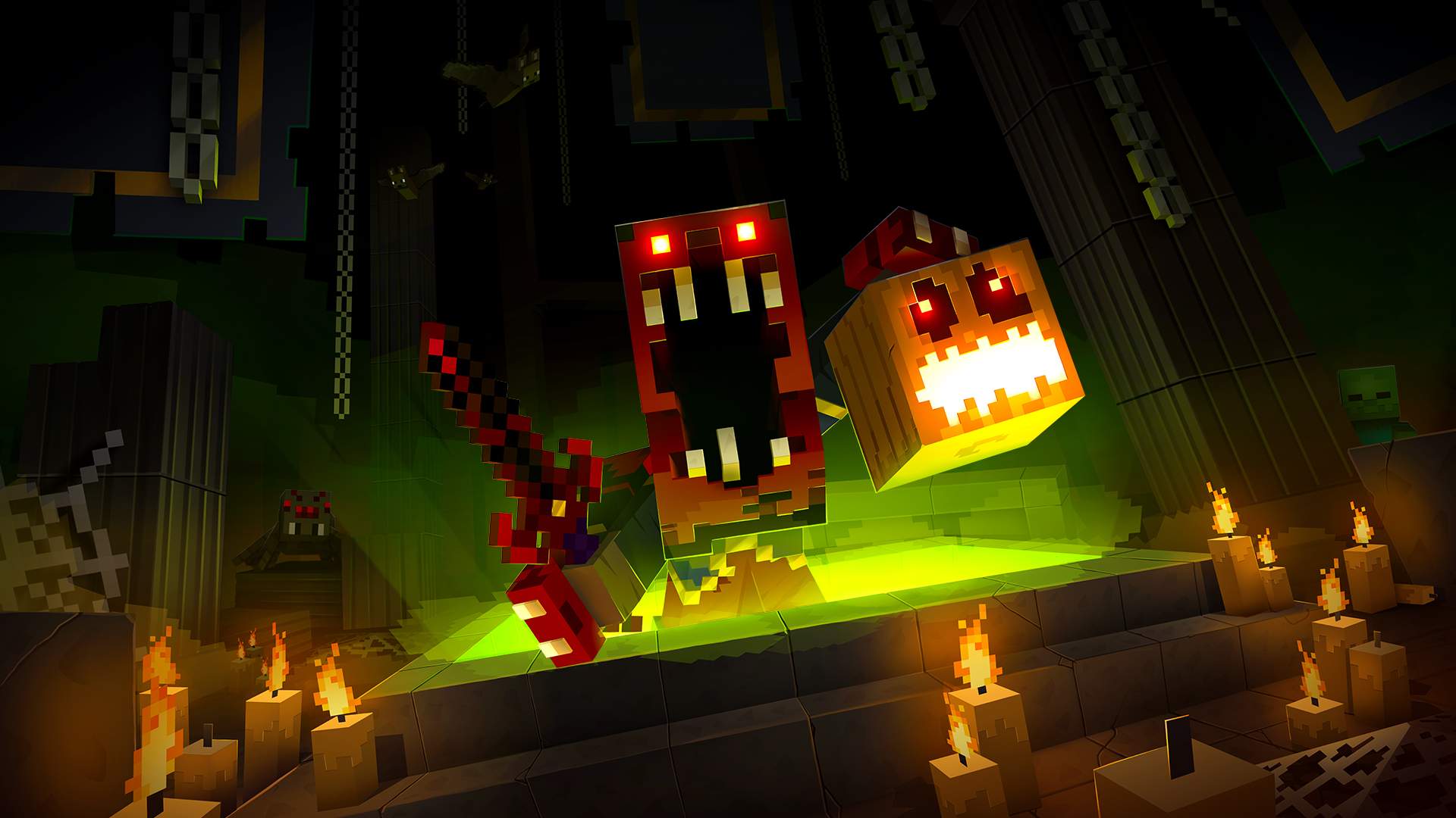 Minecraft Halloween Wallpapers Wallpaper Cave