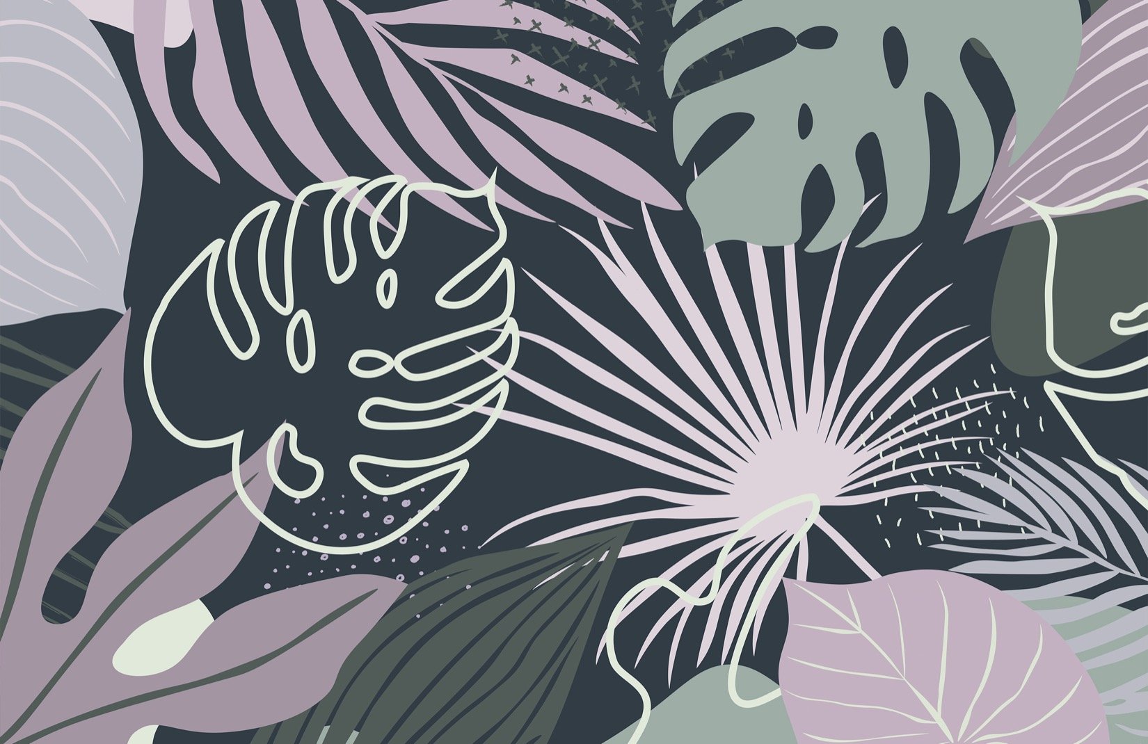 Blue Leaves Wallpapers Wallpaper Cave