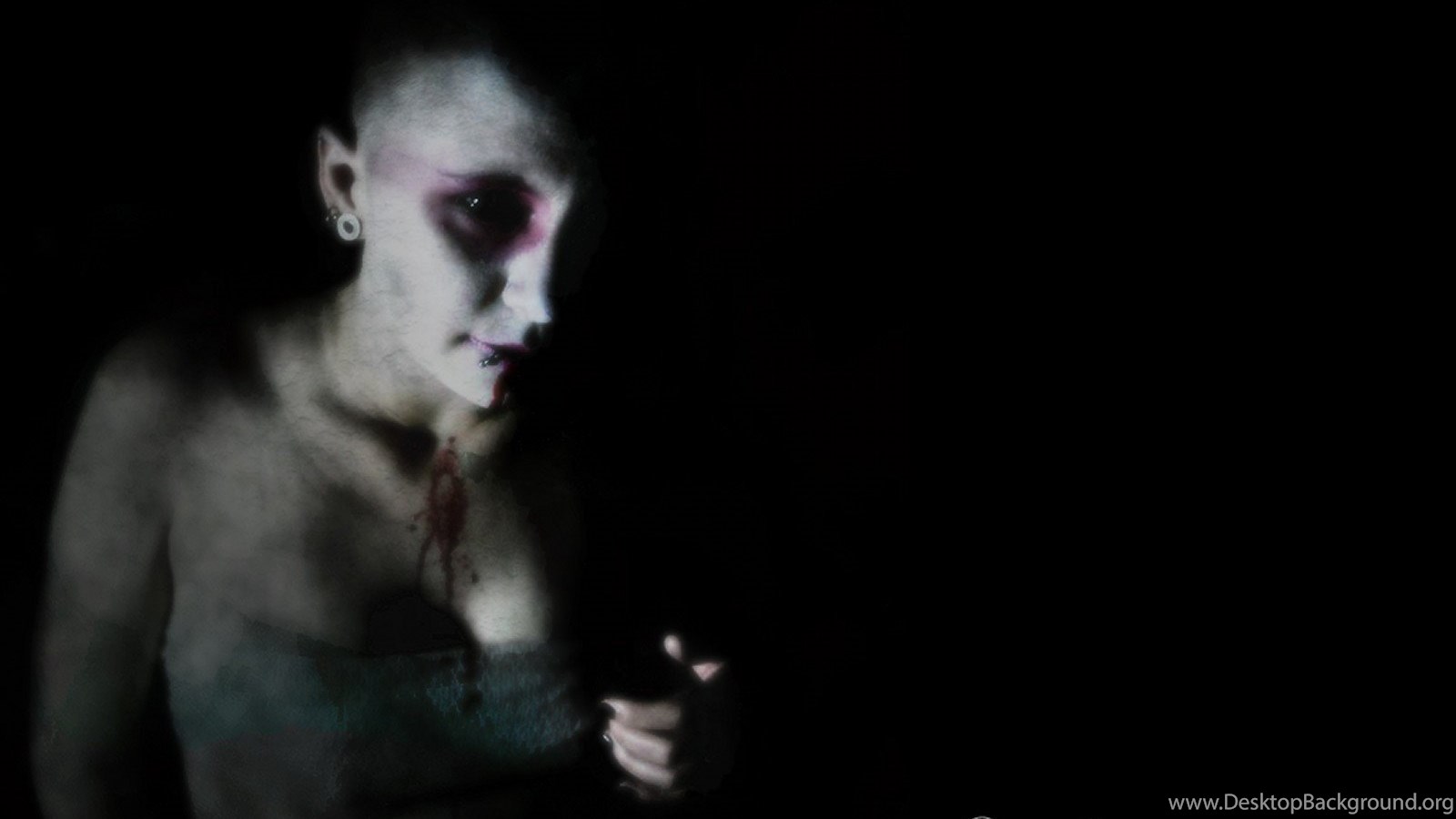 Black Horror Wallpapers Wallpaper Cave