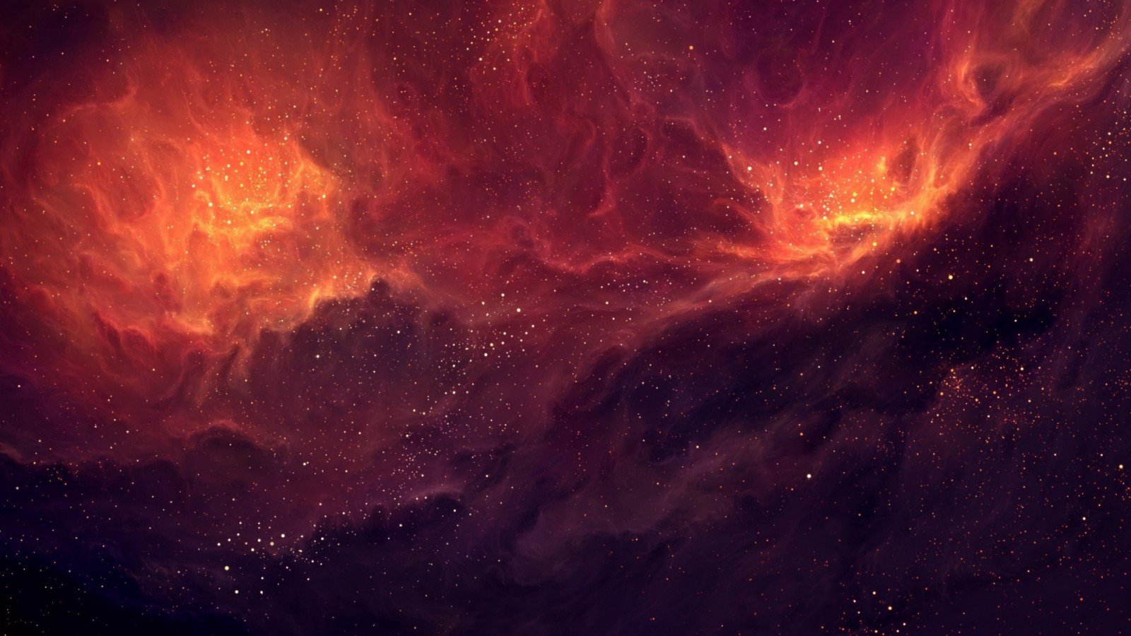 Red Nebula Wallpapers Wallpaper Cave