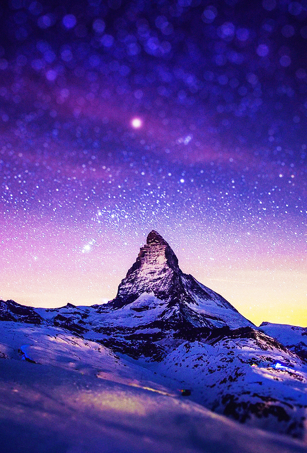 Snowy Mountain Iphone Wallpaper