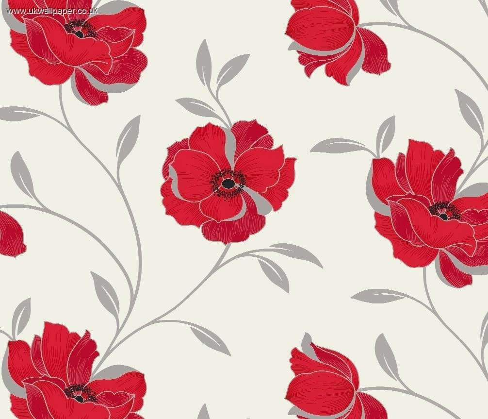 Red Floral Wallpapers Wallpaper Cave