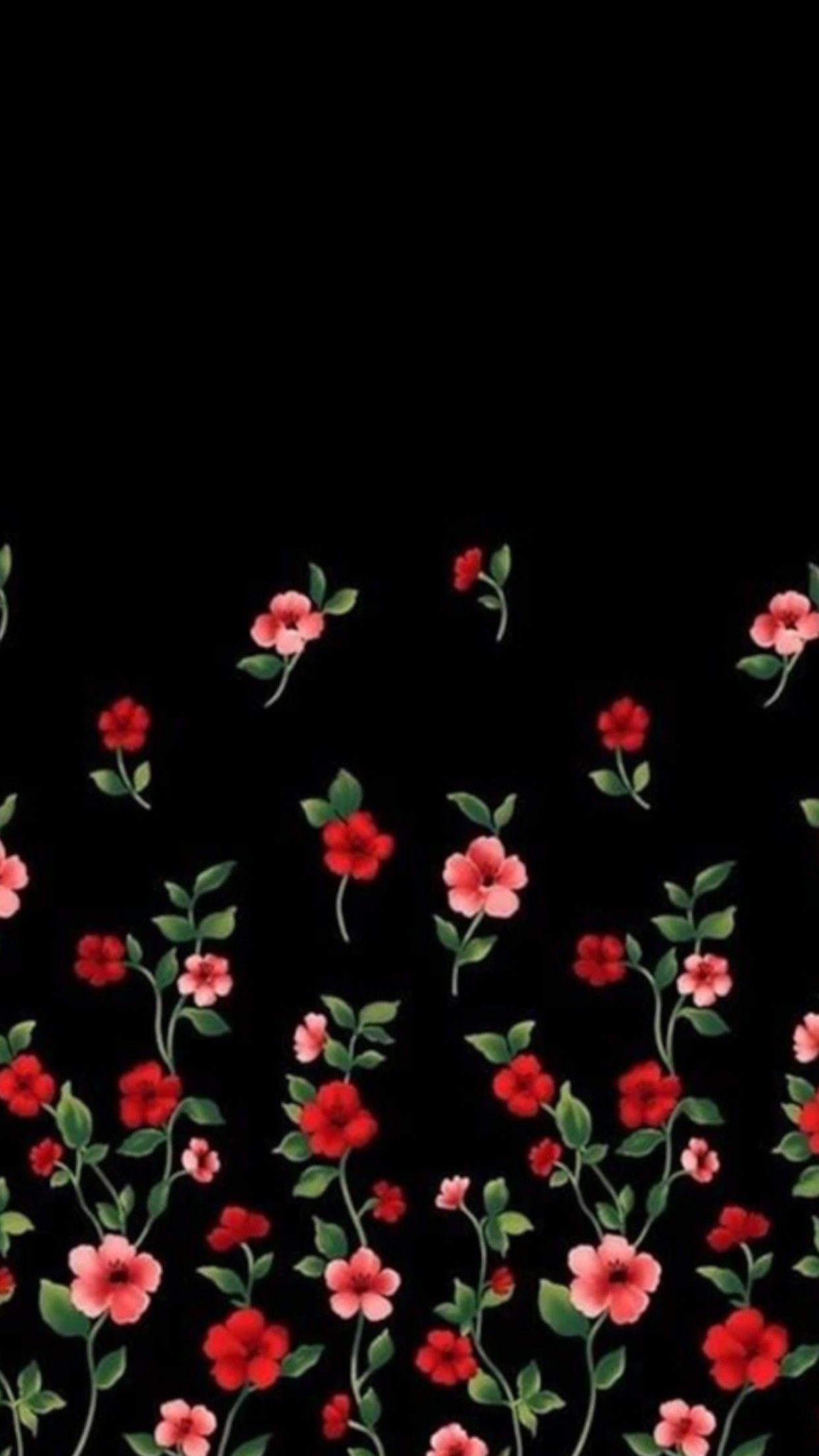 Red Floral Wallpapers Wallpaper Cave