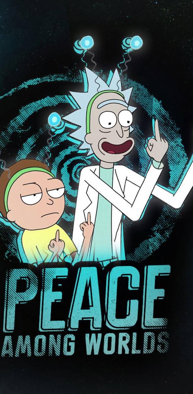Rick And Morty Middle Finger Wallpapers Wallpaper Cave
