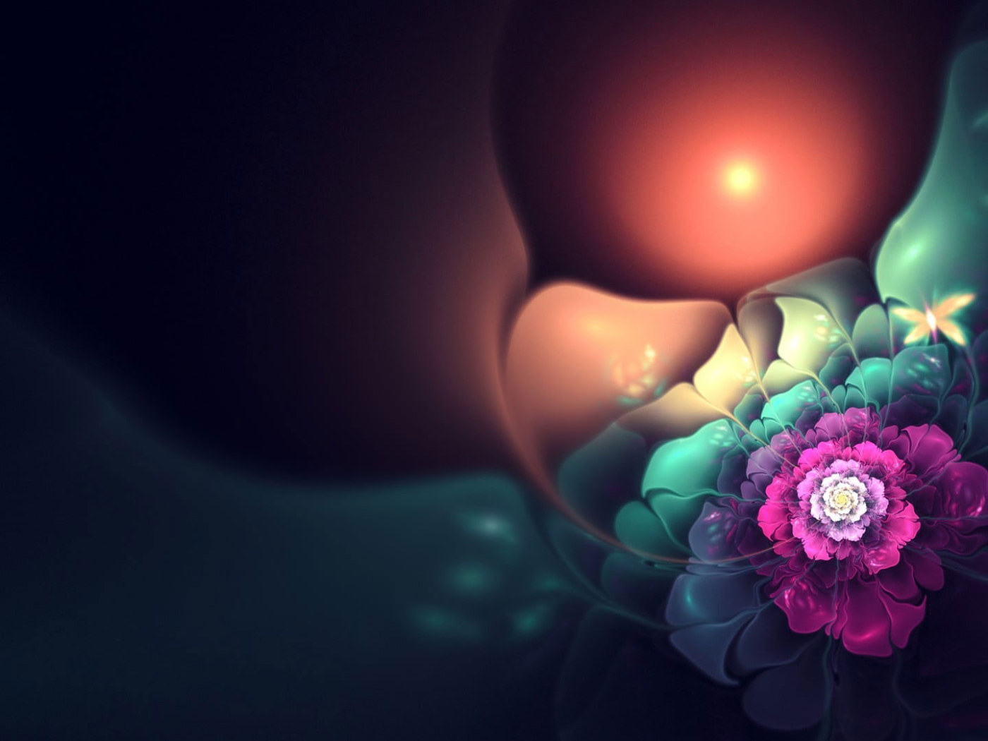 Purple Green Flower Wallpapers Wallpaper Cave